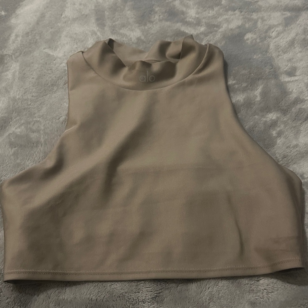 ALO Yoga Women's Brown Crop Top